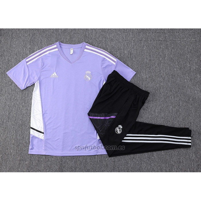 Chandal del Real Madrid Manga Corta 2022-2023 Purpura